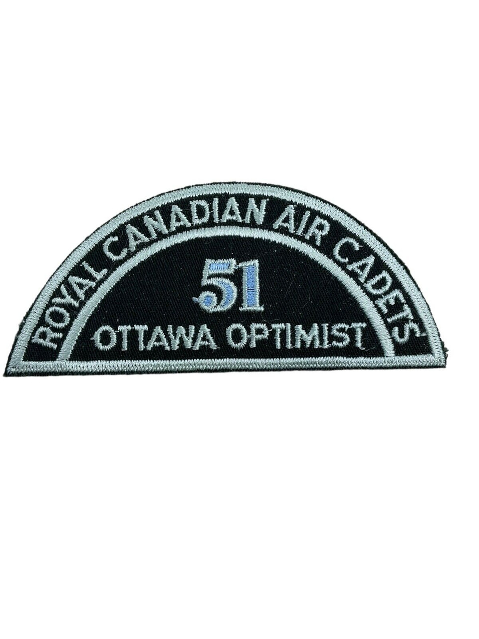 Canadian RCAF RCAC Air Cadets 51 Squadron Ottawa Green Shoulder Title Canadian RCAF RCAC Air Cadets 51 Squadron Ottawa Green Shoulder Title