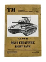 WW2 US Army M24 Chaffee Light Tank Tankograd Soft Cover Reference Book
