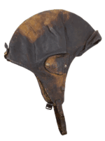 British Canadian RAF Leather Flying Helmet 1930's