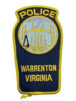 US Warrenton Virginia Police Patch
