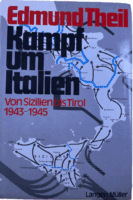 WW2 German Italian Campaign From Sicily to Tyrol GERMAN TEXT HC Reference Book