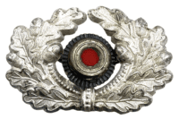 WW2 German Army Early Pattern Visor Cap Wreath & Cockade
