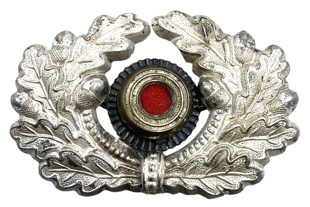 WW2 German Army Early Pattern Visor Cap Wreath & Cockade WW2 German Army Early Pattern Visor Cap Wreath & Cockade