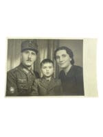 WW2 German Army Mountain Troops Family Postcard