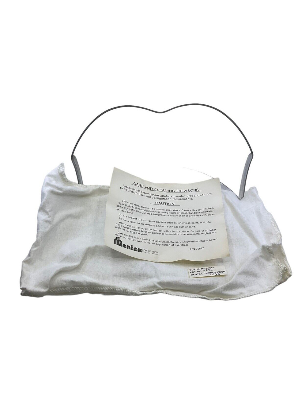 US USAAF Air Force Pilot Helmet Bone Dome Clear Visor Dated 1985 US USAAF Air Force Pilot Helmet Bone Dome Clear Visor Dated 1985