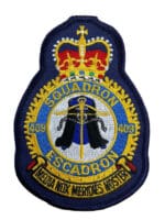 Royal Canadian Air Force RCAF 409 Squadron Colour Heraldic Patch Crest