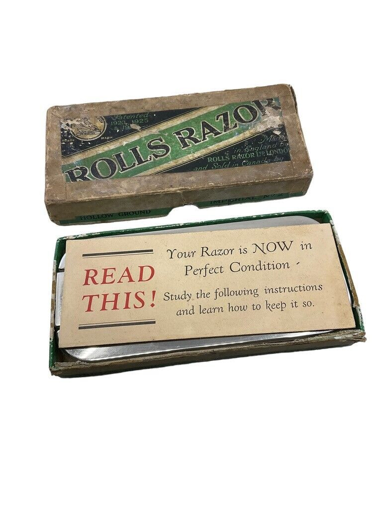 WW2 Canadian British Rolls Razor in Box of Issue WW2 Canadian British Rolls Razor in Box of Issue