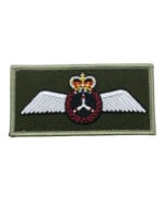 Canadian Forces RCAF Flight Engineer Wings OD Green Crest Patch