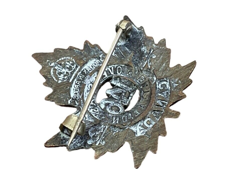 WW1 Canadian CEF 146th Battalion Collar Badge Insignia Single WW1 Canadian CEF 146th Battalion Collar Badge Insignia Single