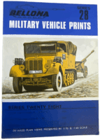 WW2 German Bellona Military Vehicle Prints Series 28 Plan Views Reference Book