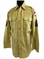 WW2 US Army 84th Infantry Division Patched Shirt Sergeant Stripes