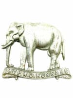 WW2 British 19th Prince of Wales Own Hussars Regiment Cap Badge 1