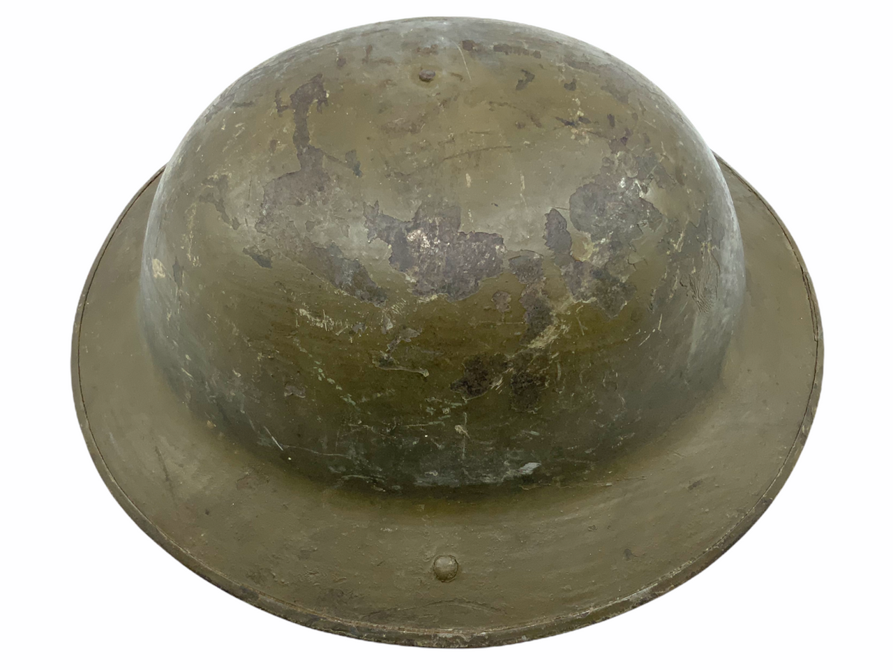WW1 British Canadian BEF CEF Brodie Combat Helmet Size 6 7/8 WW1 British Canadian BEF CEF Brodie Combat Helmet Size 6 7/8