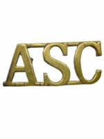 WW1 British BEF ASC Army Service Corps Shoulder Title Single