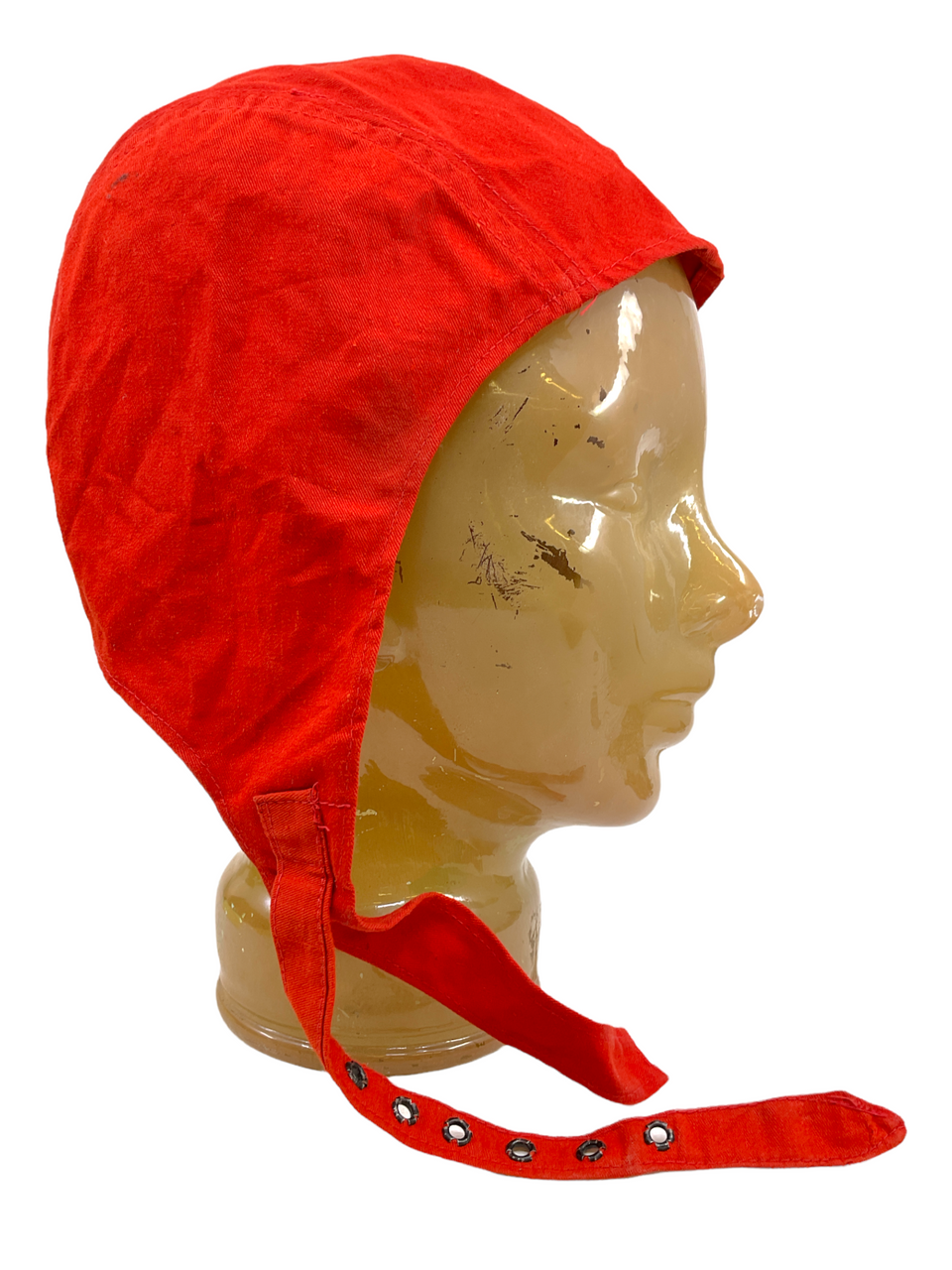 Australian RAAF Hi Visibility Red Bail Out Cap Flying Helmet Size 6 7/8 Australian RAAF Hi Visibility Red Bail Out Cap Flying Helmet Size 6 7/8