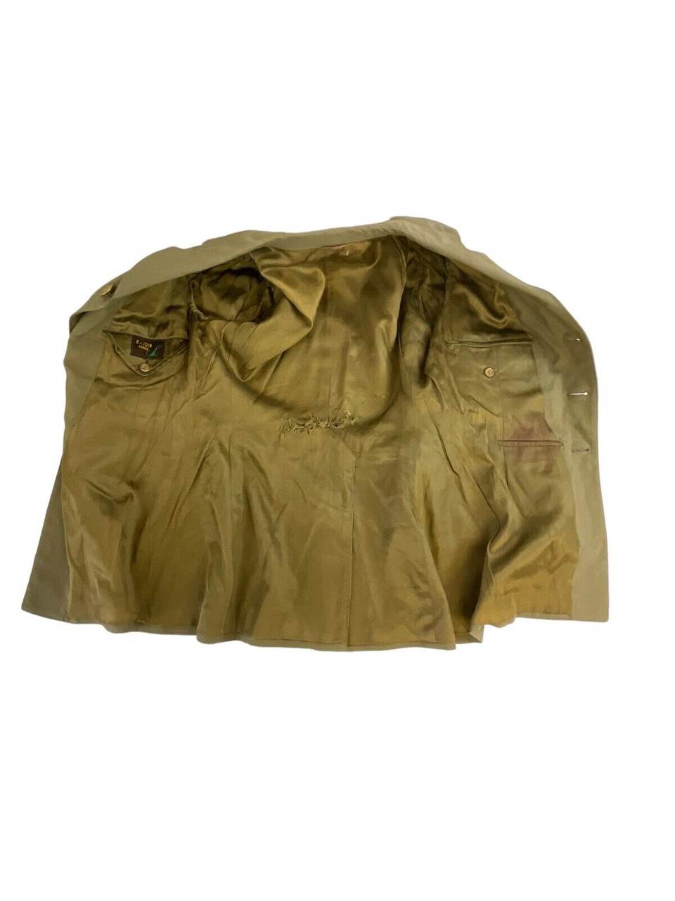 WW2 Canadian RCAF Navigator Officers Named TW Tropical Worsted 4 Pocket Jacket WW2 Canadian RCAF Navigator Officers Named TW Tropical Worsted 4 Pocket Jacket