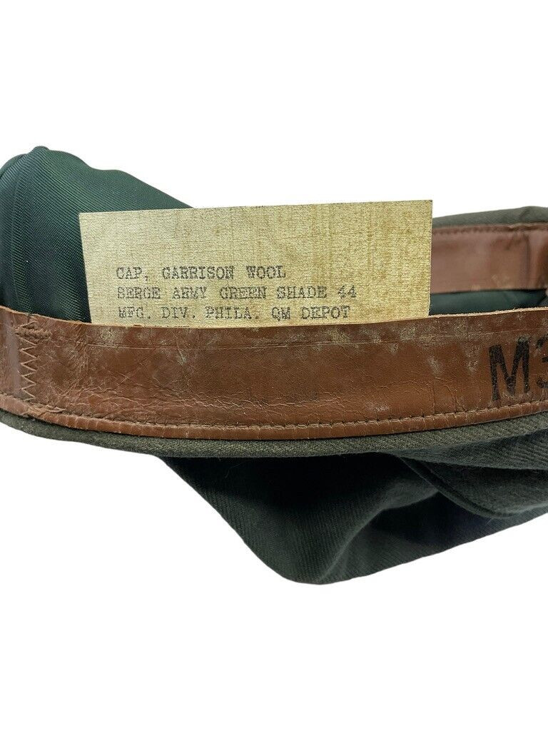 US Army Wedge Garrison Cap 1957 Dated Size 7 1/4 US Army Wedge Garrison Cap 1957 Dated Size 7 1/4