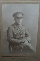 WW1 British BEF ASC Named Officer Portrait Photograph 2