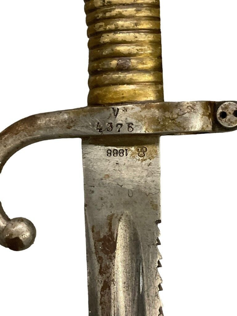 Belgian Belgium 1880 Engineers Bayonet NO SCABBARD Belgian Belgium 1880 Engineers Bayonet NO SCABBARD