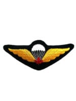 Canadian Forces Airborne Para Red Leaf Cotton Jump Wing Insignia