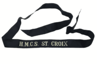 Canadian Navy RCN HMCS St Croix Full Length Cap Tally