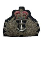 British Canadian Navy RCN RN Officers Bullion Wire Cap Badge