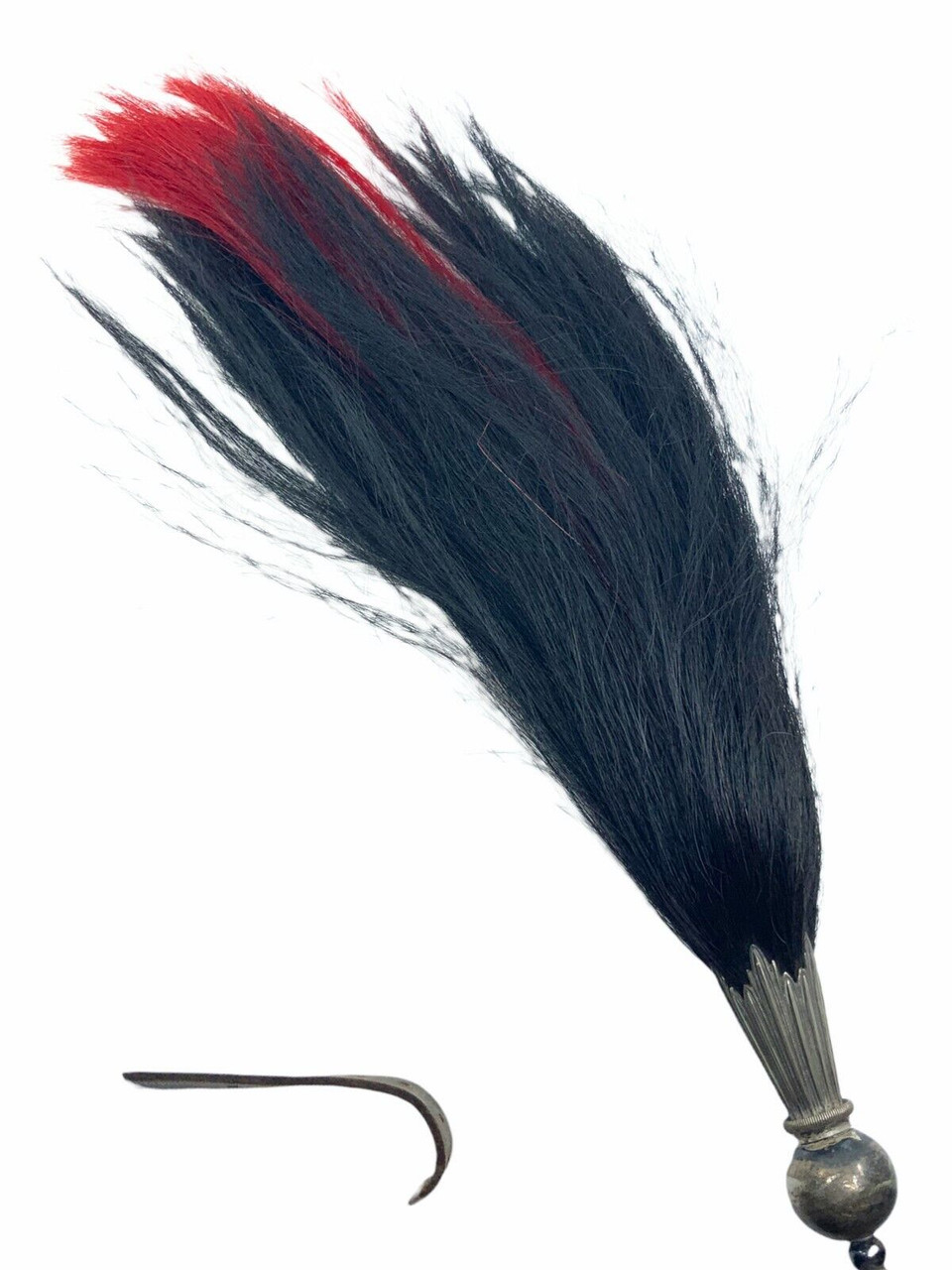Victorian British Officer Cavalry Officers Horse Hair Black & Red Neck Plume Victorian British Officer Cavalry Officers Horse Hair Black & Red Neck Plume