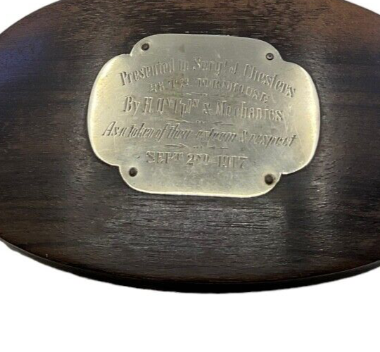 WW1 British Royal Flying Corps 26 Training Squadron Presentation Brush Set WW1 British Royal Flying Corps 26 Training Squadron Presentation Brush Set