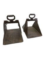 Spain Spanish 18th Century Cavalry Stirrups Vintage Spain Spanish 18th Century Cavalry Stirrups Vintage