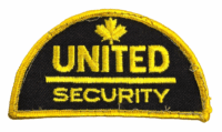 Canadian United Security Police Patch Canadian United Security Police Patch