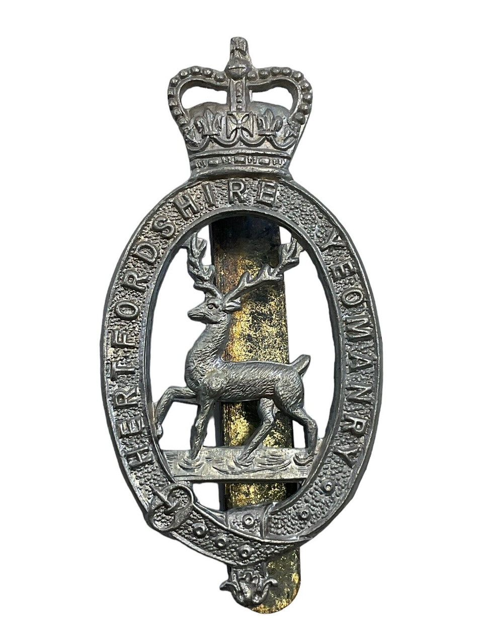 British Hertfordshire Yeomanry Cap Badge British Hertfordshire Yeomanry Cap Badge