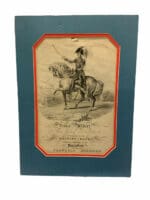 British Prince Albert Music Score Matted Cover Print 12 x 17 Inches