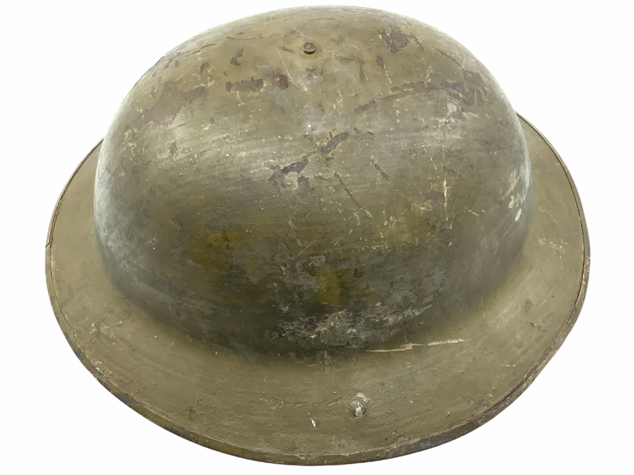 WW1 British Canadian BEF CEF Brodie Combat Helmet Size 6 7/8 WW1 British Canadian BEF CEF Brodie Combat Helmet Size 6 7/8