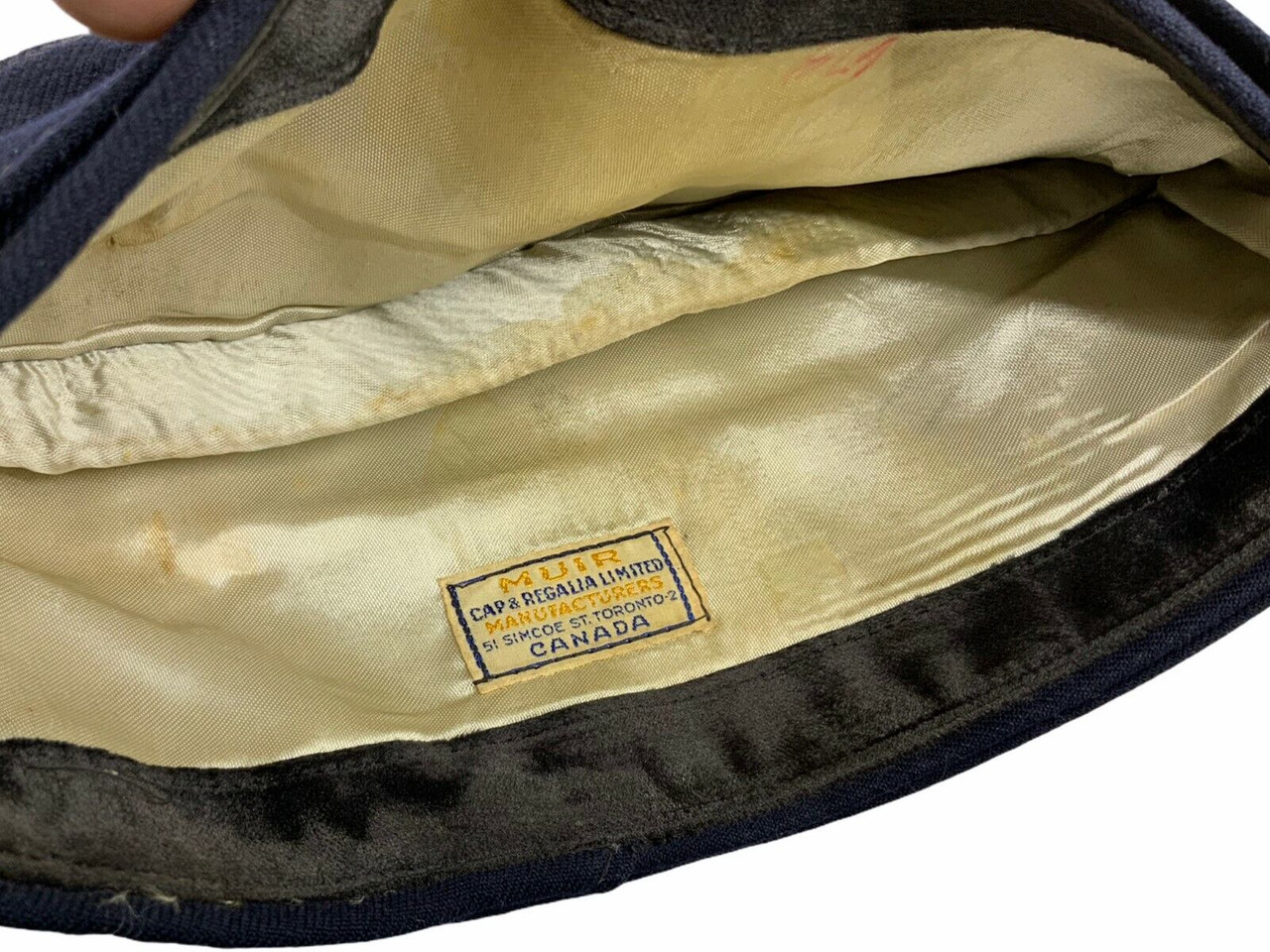 WW2 Canadian Officers Coloured Field Service Cap Elgin Regiment WW2 Canadian Officers Coloured Field Service Cap Elgin Regiment