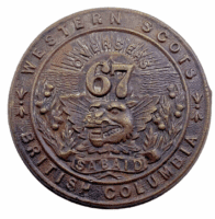 WW1 Canadian CEF 67th Battalion Cap Badge