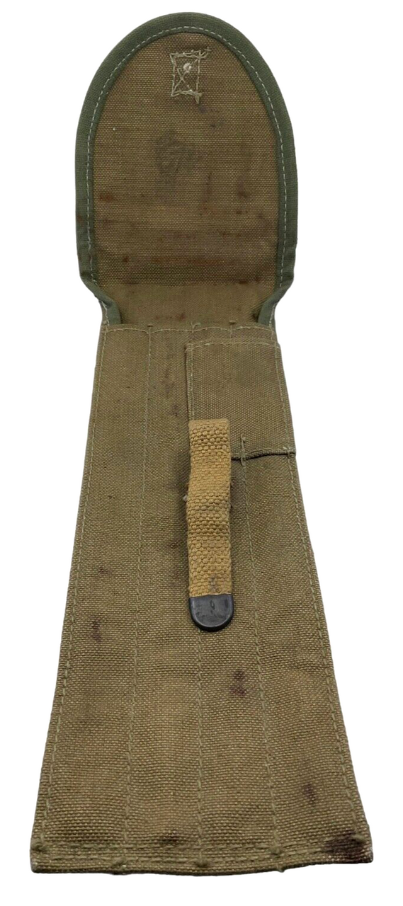 WW2 US Canadian C broad Arrow Marked M1 Rifle Cleaning Rod Pouch WW2 US Canadian C broad Arrow Marked M1 Rifle Cleaning Rod Pouch