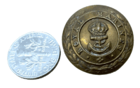 WW2 British Royal Marines Jacket Button Large