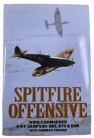 WW2 British RAF Spitfire Offensive Hardcover Reference Book