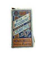 British Wild Woodbine Cigarette Packet EMPTY