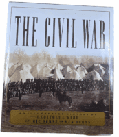 US The Civil War Illustrated History Geoffrey C Ward Hardcover Reference Book