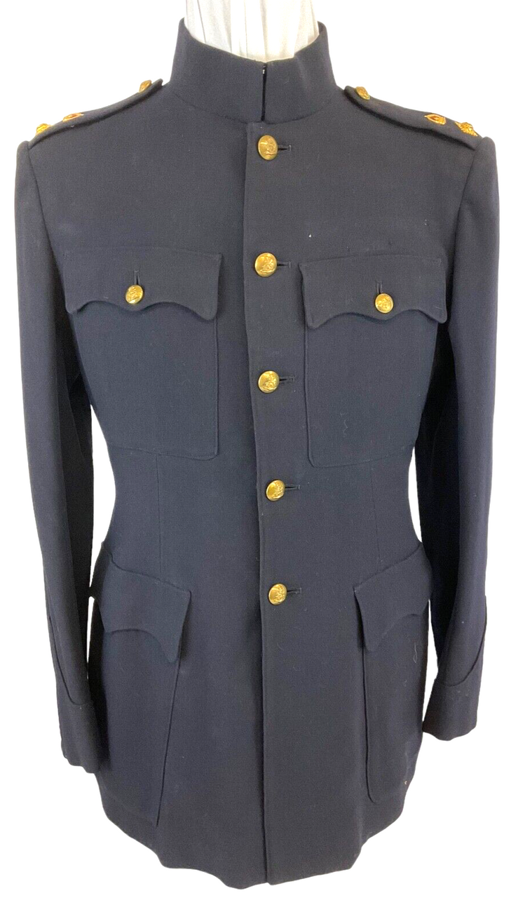 Pre WW2 British RA Artillery Lt Colonel Blue Dress Tunic & Trousers With Stripe Pre WW2 British RA Artillery Lt Colonel Blue Dress Tunic & Trousers With Stripe