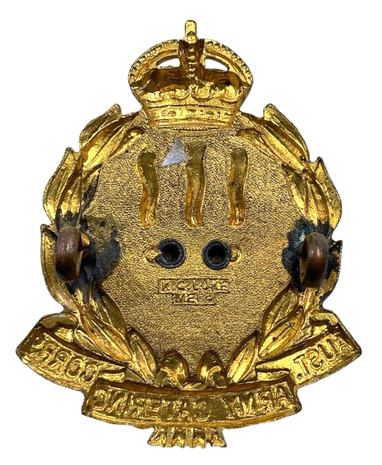 WW2 Australian Army Catering Corps Officers Cap Badge WW2 Australian Army Catering Corps Officers Cap Badge