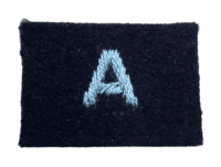 WW2 British Canadian RCAF RAF Auxiliary A Patch Insignia Single