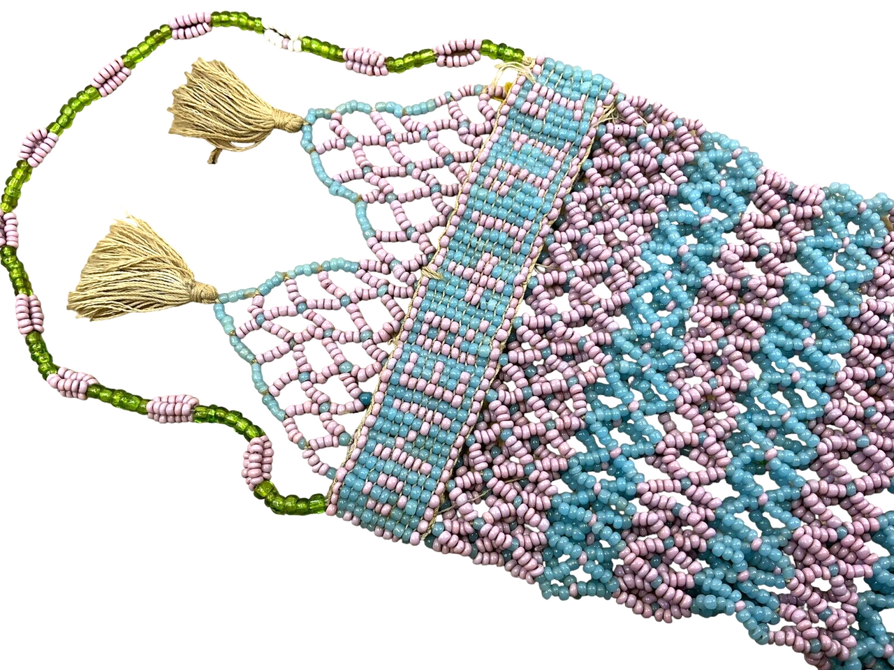 WW1 British Canadian BEF Turkish POW Prisoner Beadwork Purse 11 Inches 3 WW1 British Canadian BEF Turkish POW Prisoner Beadwork Purse 11 Inches 3