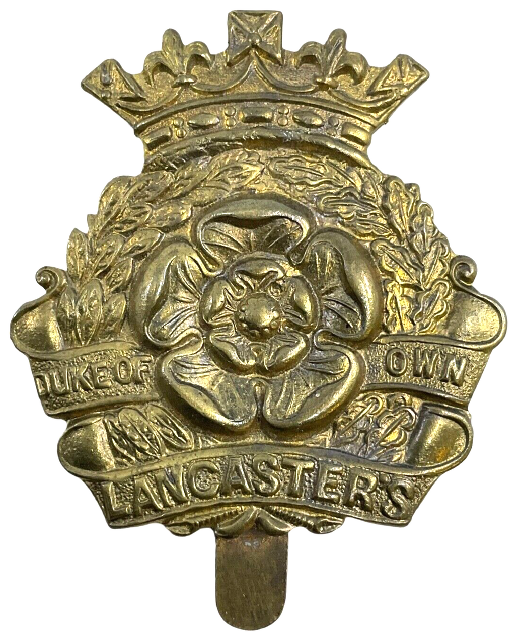 WW1 British BEF Duke Of Lancaster's Own Cap Badge Insignia WW1 British BEF Duke Of Lancaster's Own Cap Badge Insignia