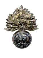 British Army Northumberland Fusiliers Regiment Staybright Cap Badge