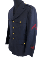 US Army Infantry Patched Blue Four Pocket Service Tunic Jacket 40 Chest US Army Infantry Patched Blue Four Pocket Service Tunic Jacket 40 Chest