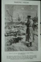 WW1 British Souvenir Paper Postcard, Corp.E.JONES.Distinguished Conduct Medal.