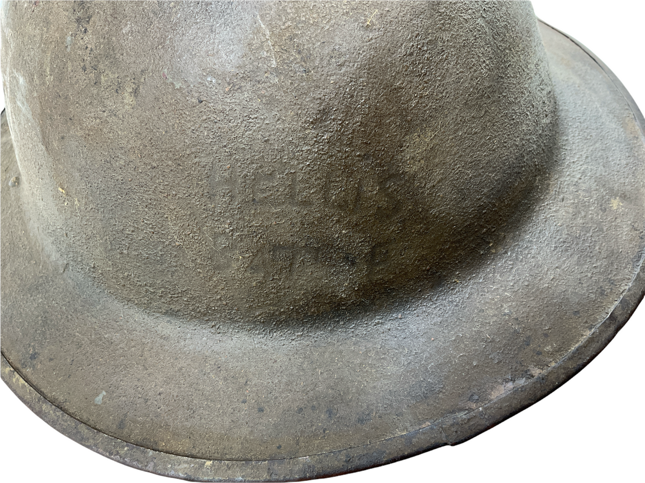 WW1 US AEF 80th Division Patch Painted Brodie Helmet 2 WW1 US AEF 80th Division Patch Painted Brodie Helmet 2