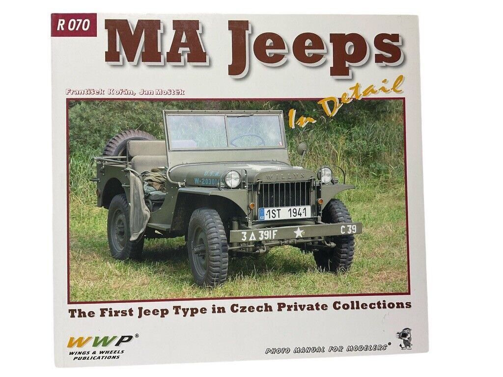 WW2 US MA Jeeps in Detail Soft Cover Reference Book WW2 US MA Jeeps in Detail Soft Cover Reference Book